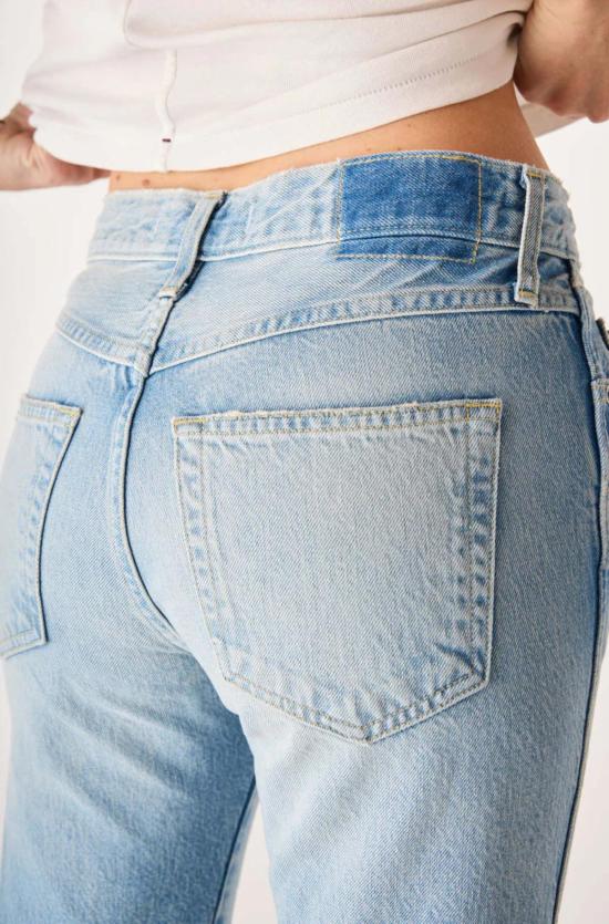  아모 데님 데님 팬츠 143 클래식 90년대 스타일 데님 진 - AMO DENIM