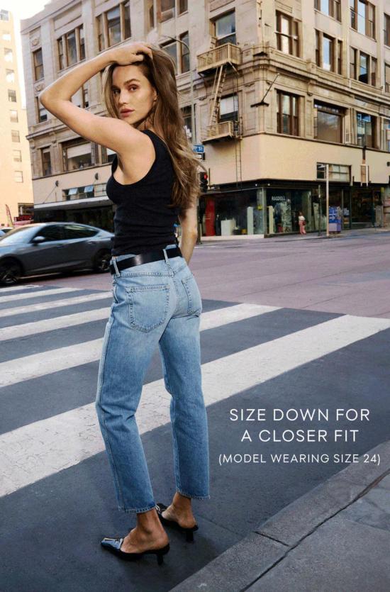  아모 데님 데님 팬츠 143 클래식 90년대 스타일 데님 진 - AMO DENIM