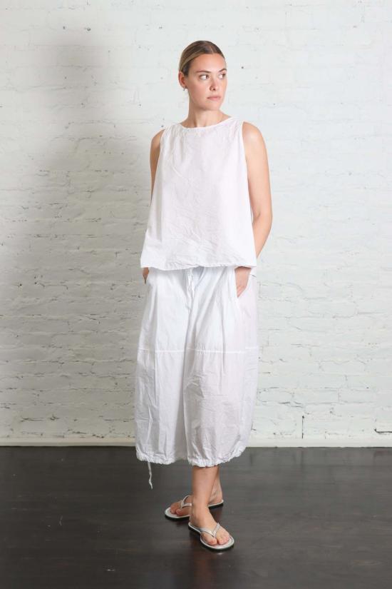 26SS 앨범 디 파밀리아 민소매 티셔츠 26S1654 W WHITE