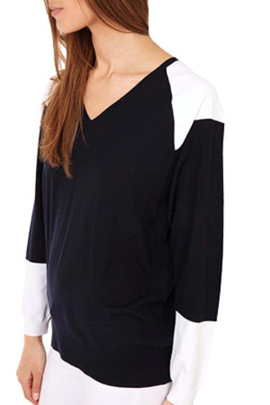 3.1 필립림 스웨터 S114 7191 NAVY WHITE - 3.1 PHILLIP LIM
