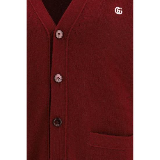 26SS 구찌 가디건 버건디 울 - GUCCI