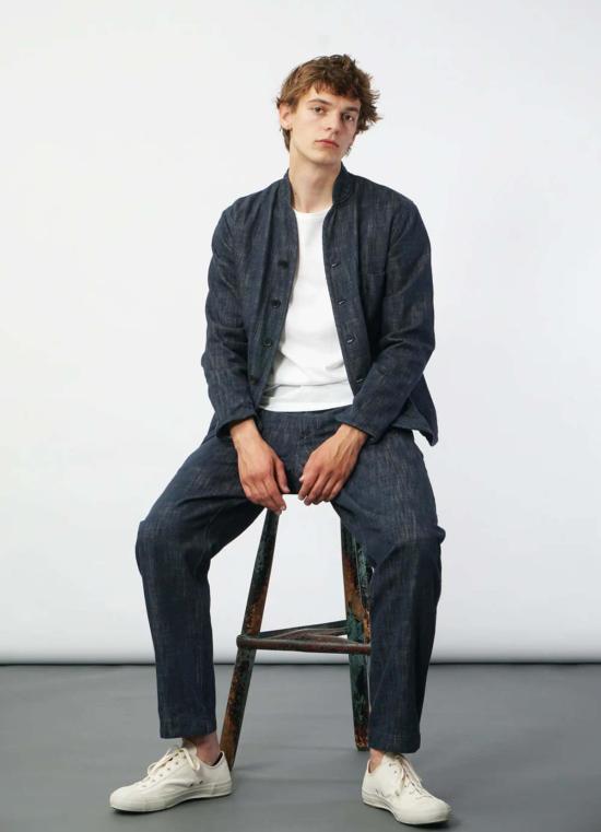  한센 가먼츠 스트레이트 팬츠 Hansen Garments Trygve 바지 데님 블루 - HANSEN GARMENTS