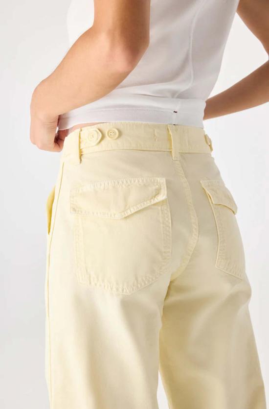  아모 데님 크롭 팬츠 WFB270 1196D CREAM - AMO DENIM