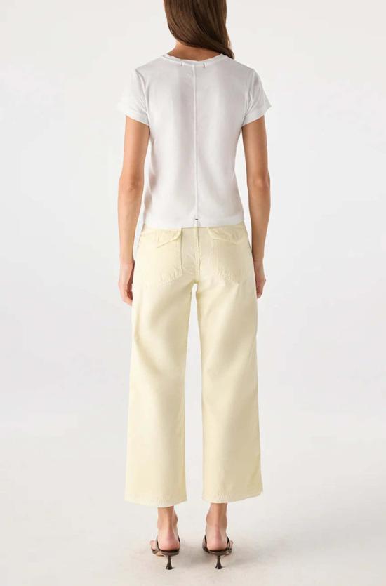  아모 데님 크롭 팬츠 WFB270 1196D CREAM - AMO DENIM