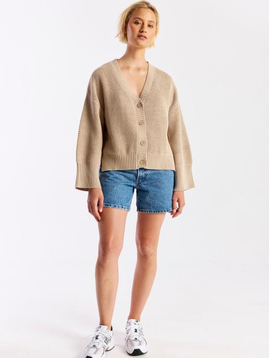  WISPR 가디건 위스퍼 포인트엘 스티치 디테일 - OTHER BRANDS