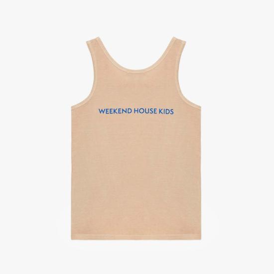  [키즈] 위켄드 하우스 키즈 티셔츠 어린이 주말 별장 어린이 강아지 탱크 모래 - WEEKEND HOUSE