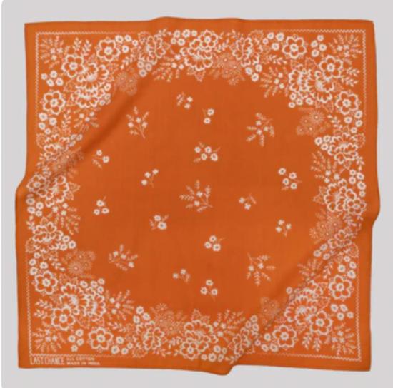  라스트 찬스 텍스타일스 머플러/스카프 라스트 찬스 텍스타일 코튼 필드 반다나 - LAST CHANCE TEXTILES