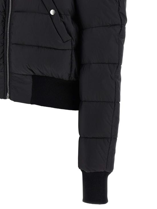  릭 오웬스 숏패딩 듀벳 플라이트 봄버 재킷 블랙 - RICK OWENS