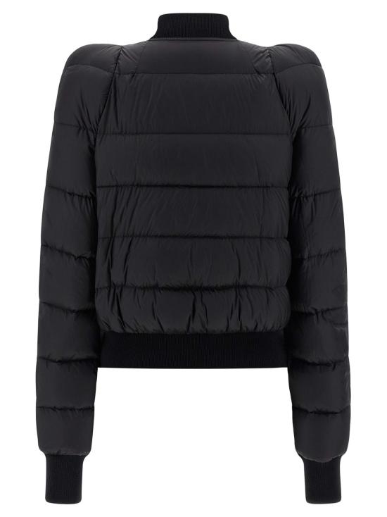  릭 오웬스 숏패딩 듀벳 플라이트 봄버 재킷 블랙 - RICK OWENS