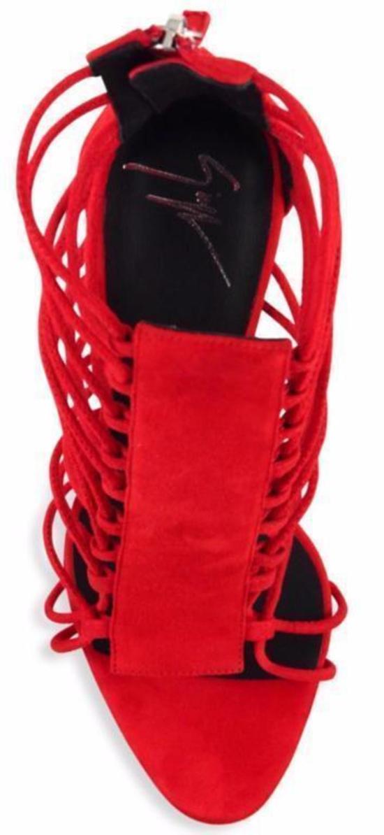  쥬세페자노티 힐/펌프스 Giuseppe Zanotti Zoey 스웨이드 샌들 Fiamma - GIUSEPPE ZANOTTI
