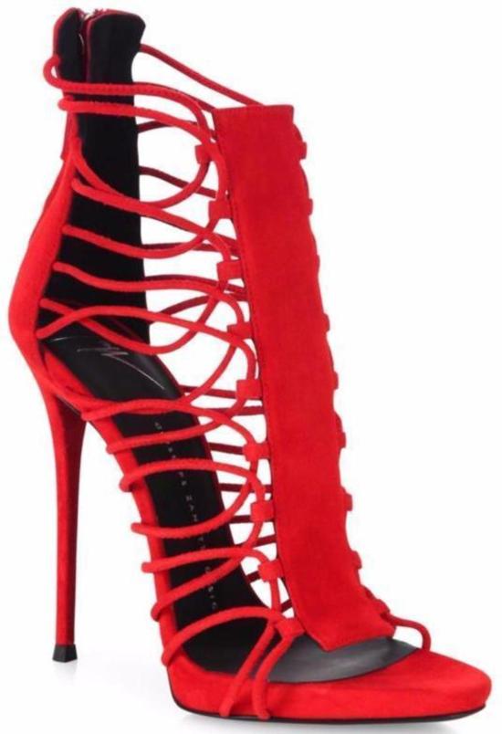 쥬세페자노티 힐/펌프스 Giuseppe Zanotti Zoey 스웨이드 샌들 Fiamma - GIUSEPPE ZANOTTI