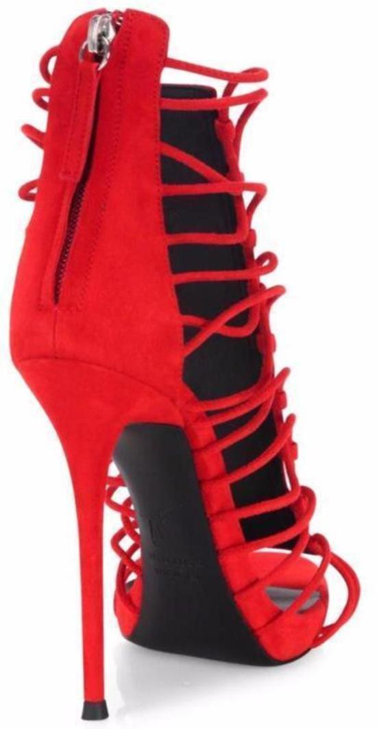  쥬세페자노티 힐/펌프스 Giuseppe Zanotti Zoey 스웨이드 샌들 Fiamma - GIUSEPPE ZANOTTI