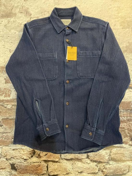  Originial Madras Trading Company 셔츠 오리지널 마드라스 트레이딩 컴퍼니 라운드 테일 오버셔츠 인디고