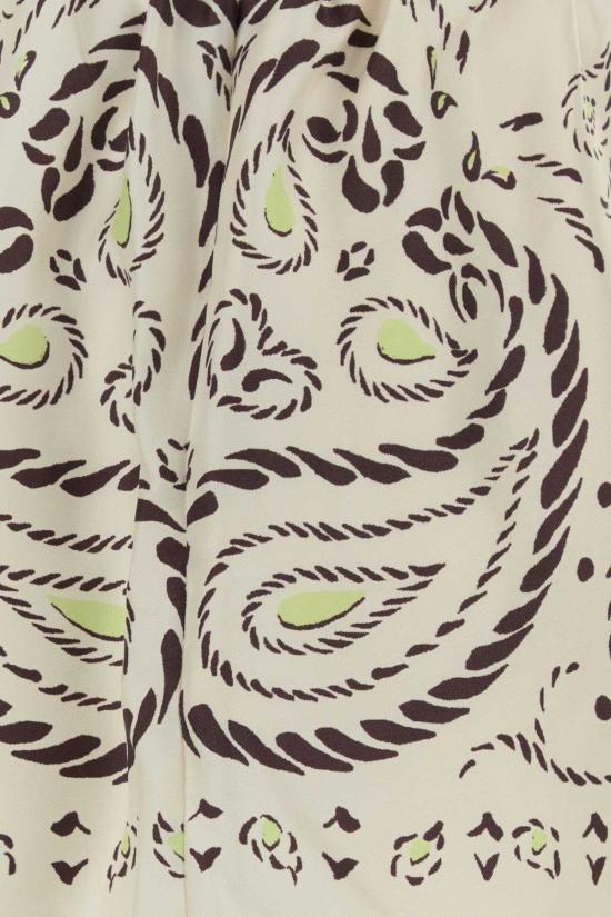 토리버치 숏팬츠 프린트 실크 반바지 민트코카투 - TORY BURCH