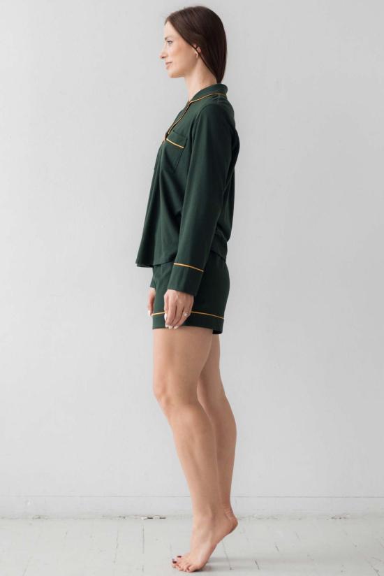  살루아 란제리 언더웨어 럭셔리 브러시드 피마 코튼 파자마 세트 - SALUA LINGERIE