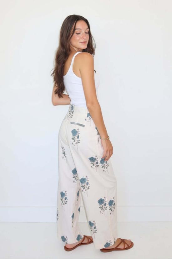  Nibi MTK 팔라초 팬츠 Nibi Mtk Edison 팬츠 미스틱 블루 로즈 - OTHER BRANDS