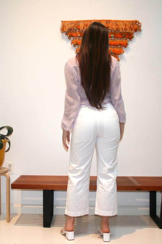  Lacausa 스트레이트 팬츠 라카우사 브러시드 스텔라 팬츠 화이트워시 - OTHER BRANDS