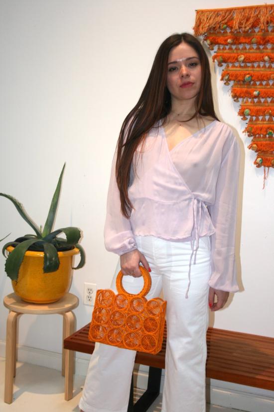  Lacausa 스트레이트 팬츠 라카우사 브러시드 스텔라 팬츠 화이트워시 - OTHER BRANDS
