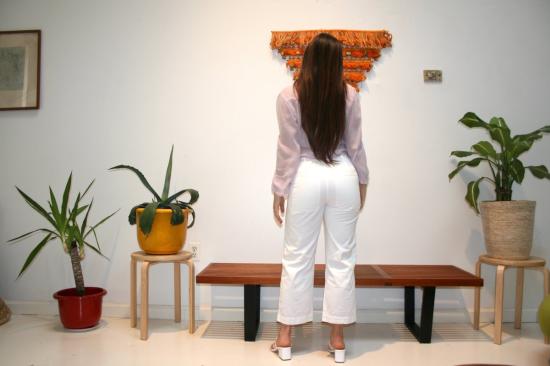  Lacausa 스트레이트 팬츠 라카우사 브러시드 스텔라 팬츠 화이트워시 - OTHER BRANDS