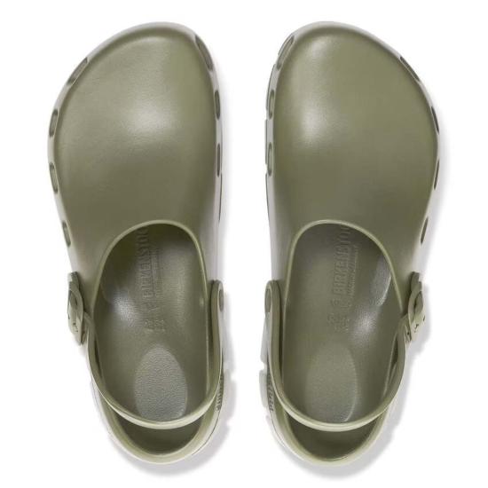 버켄스탁 샌들 버켄슈톡 버키 플로우 슬립온 카키 - BIRKENSTOCK