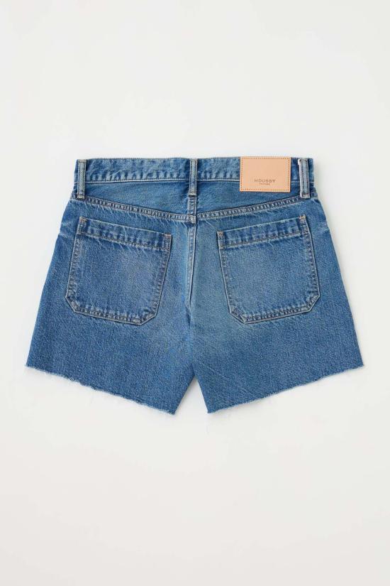  마우지 숏팬츠 무시 톨랜드 롱 쇼츠 블루 - MOUSSY