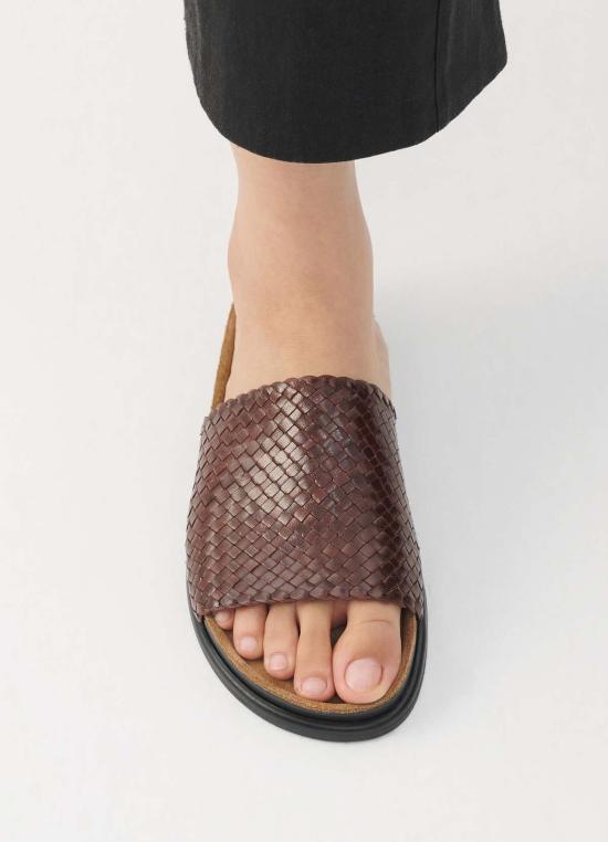  베가본드 뮬/슬리퍼 바가본드 에피 슬라이드 초콜릿 - VAGABOND