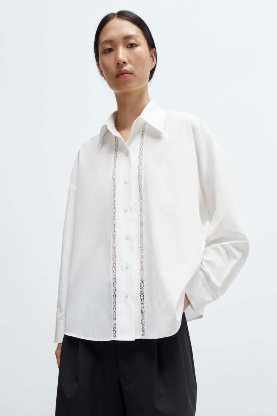  코데라 셔츠 레이스 셔츠