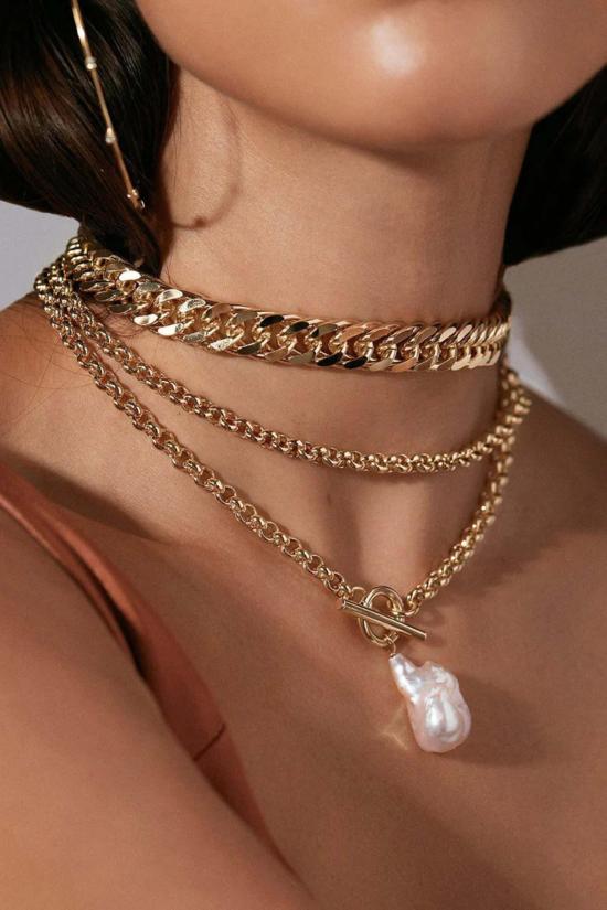  EKLEXIC 목걸이/팬던트 에클렉식 아리아 목걸이 금 - OTHER BRANDS