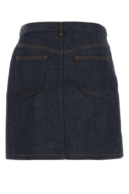  아페쎄 데님 스커트 A.P.C. 데님 주페 미니 스커트 이아이 - A.P.C.