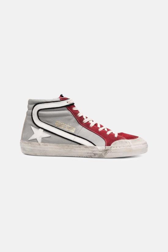  골든구스 스니커즈 GMF00211 F002585 81540 GREY DARK RED