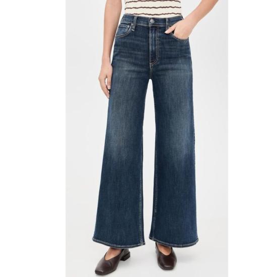  랙앤본 데님 팬츠 플렉시 소피 하이라이즈 와이드 레그 진 네스 - RAG & BONE