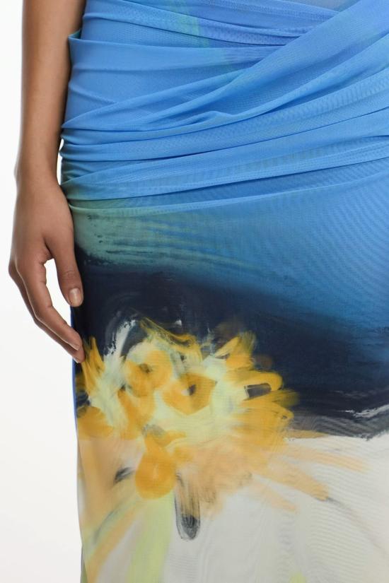  시그니피컨트 아더 롱 원피스 Significant Other Ceira Strapless Maxi Dress Posy Impression - SIGNIFICANT OTHER