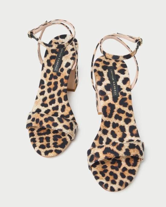  로플러랜달 샌들 뢰플러 랜달 말리아 심플 힐  레오파드 - LOEFFLER RANDALL