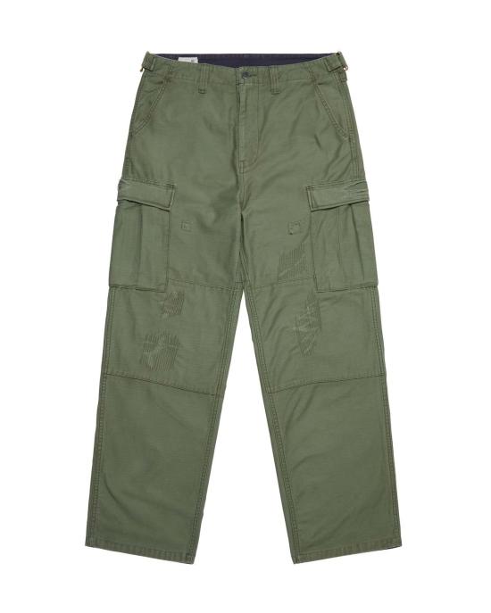  Mastercraft Union 치노 팬츠 마스터크래프트 유니온 카고 팬츠 미도리 골드 리프 리페어