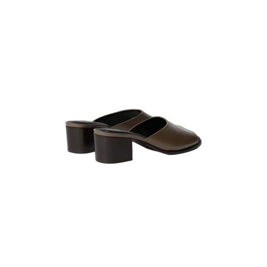 26SS 르메르 뮬/슬리퍼 스퀘어 힐 뮬 55mm 블랙 - LEMAIRE