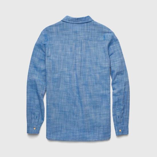  SURFSIDESUPPLY 셔츠 서프사이드서플라이 브라이언 투톤 슬럽 코튼  스트롱 블루 - OTHER BRANDS