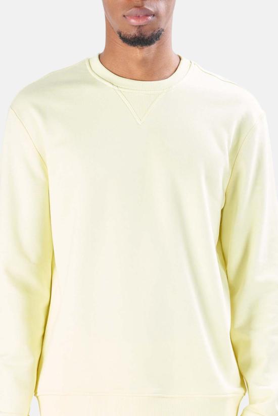  블루&크림 긴팔 티셔츠 FW21WV BC14T YELLOW - BLUE&CREAM