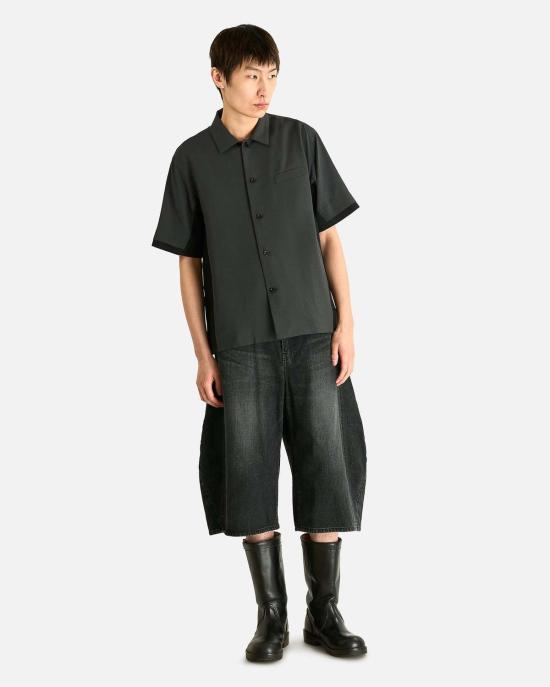  사카이 데님 팬츠 블랙 - SACAI