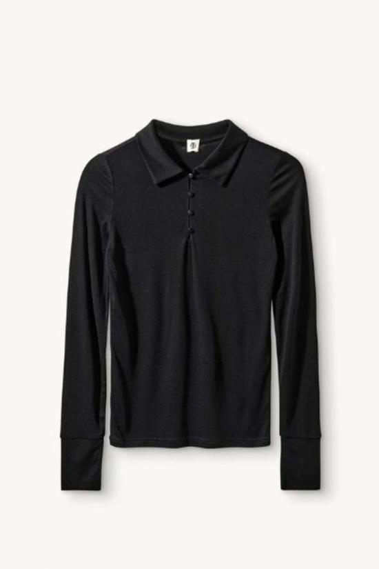  더 가먼트 긴팔 티셔츠 가먼트 브리 폴로 티셔츠 - THE GARMENT