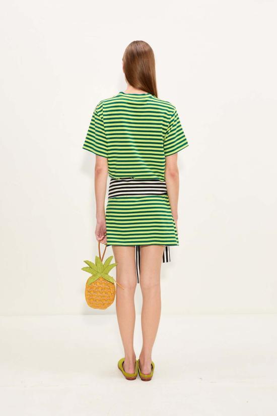  사이먼밀러 숏 원피스 W4677 4098 96661 LIME STRIPE COMBO - SIMONMILLER