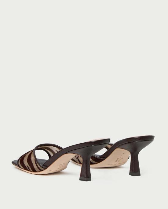  로플러랜달 뮬/슬리퍼 Loeffler Randall Tavia 지브라 메시 뮬 - LOEFFLER RANDALL