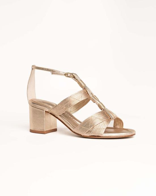  알렉산더버만 샌들 Alexandre Birman 올가 블록 60  골든 - ALEXANDRE BIRMAN
