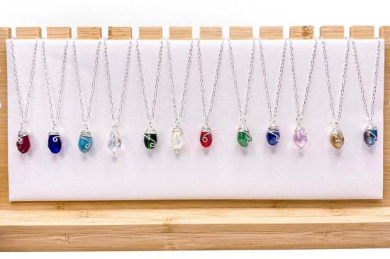 알라메다 투르케사 목걸이/팬던트 알레그리아 액세서리 실버 탄생석 목걸이 - ALEGRIA ACCESSORIES