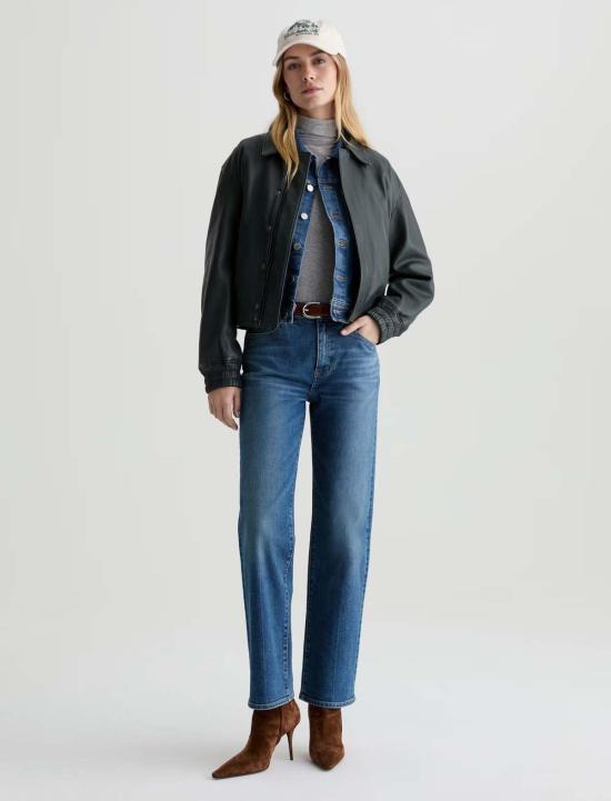  아드리아노 골드슈미드 데님 팬츠 Ag Jeans Brinley Sulfur 리와인드 청바지 - ADRIANO GOLDSCHMIED