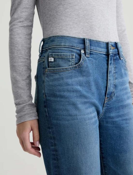  아드리아노 골드슈미드 데님 팬츠 Ag Jeans Brinley Sulfur 리와인드 청바지 - ADRIANO GOLDSCHMIED