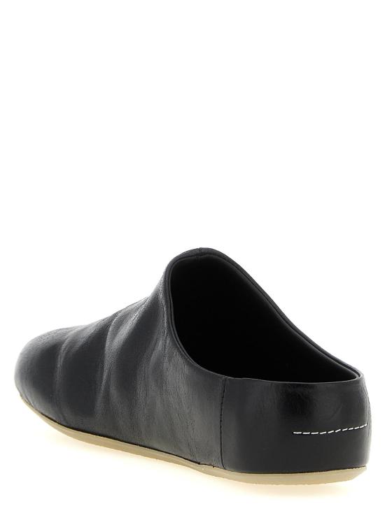  MM6 메종마르지엘라 뮬/슬리퍼 Mm6 Maison Margiela Factory 사보 클로그 블랙 - MM6 MAISON MARGIELA