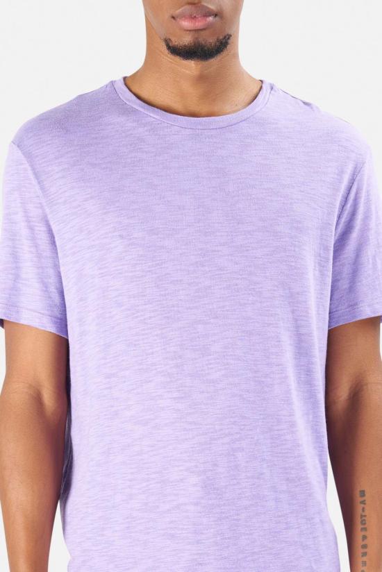  블루&크림 반팔 티셔츠 WVBC21 SST12 PURPLE - BLUE&CREAM