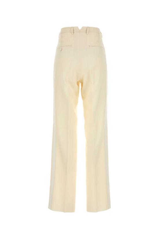  마르지엘라 스트레이트 팬츠 Maison Margiela 모헤어 블렌드  오프화이트 - MAISON MARGIELA