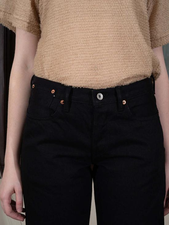  Cute Earth 데님 팬츠 큐트 어스 드레스 로우 라이즈 셀비지 팬츠 데님 - OTHER BRANDS