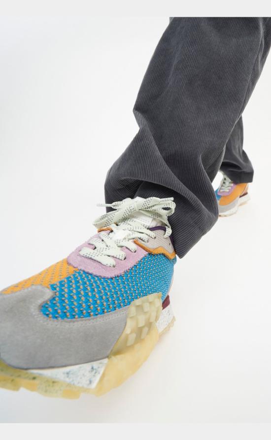  필링피스 스니커즈 필링 피시즈 크리즈 러너 슈즈 윈드 틸 - FILLING PIECES